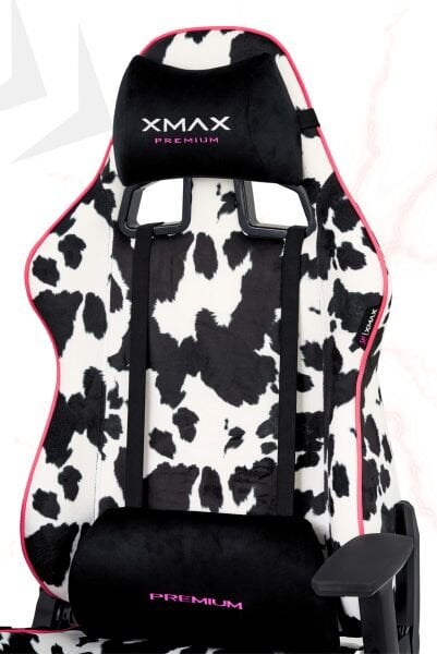 XMAX / Rio Plus Balerion Terletmez Kadife Kumaş Dalmaçyalı Gaming Oyuncu Koltuğu / 120 Kg Taşır