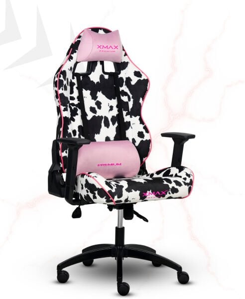 XMAX / Rio Balerion Terletmez Kadife Kumaş Dalmaçyalı Gaming Oyuncu Koltuğu / 120 Kg Taşır