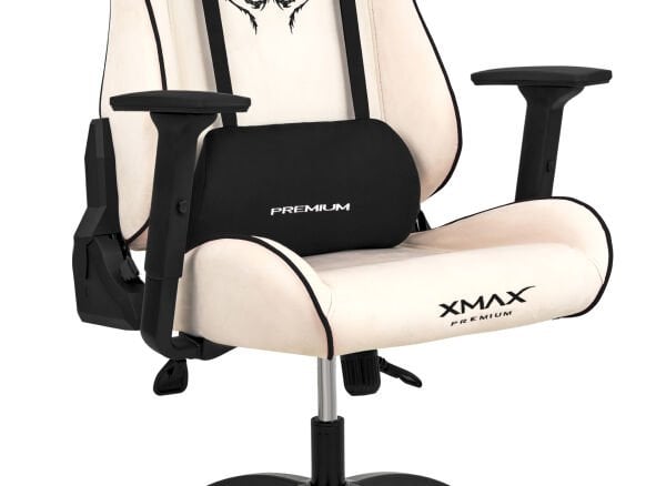 Beyaz Oyuncu Koltuğu Siyah Yastıklı – XMAX Rio Plus Bilgisayar Sandalyesi