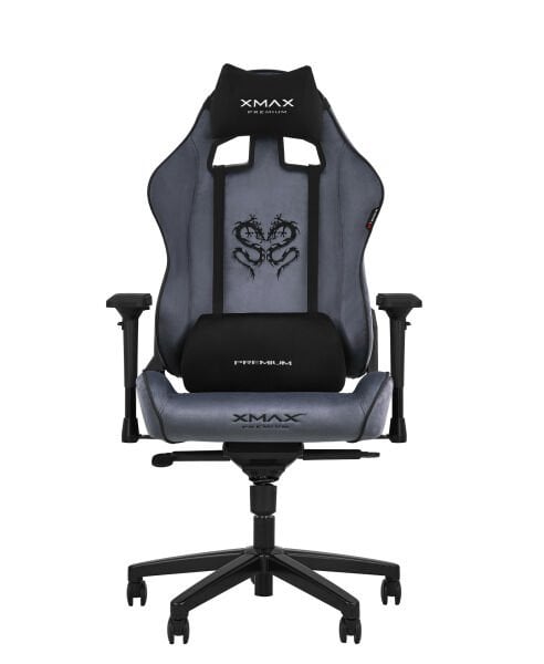 XMAX-Pro / Rio Balerion 4D Kol Orijinal Yarasa Mekanizmalı Antrasit Oyuncu Koltuğu / 150 KG TAŞIR - KOL PEDİ VE PUF HEDİYELİ