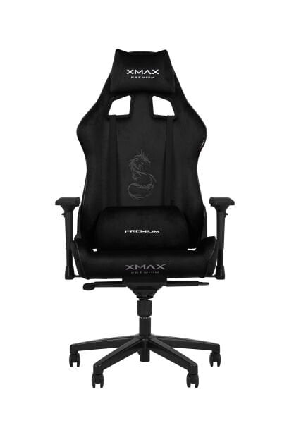 XMAX-Pro / Rio Plus Balerion 4D Kol Orijinal Yarasa Mekanizmalı Siyah Oyuncu Koltuğu / 150 KG TAŞIR