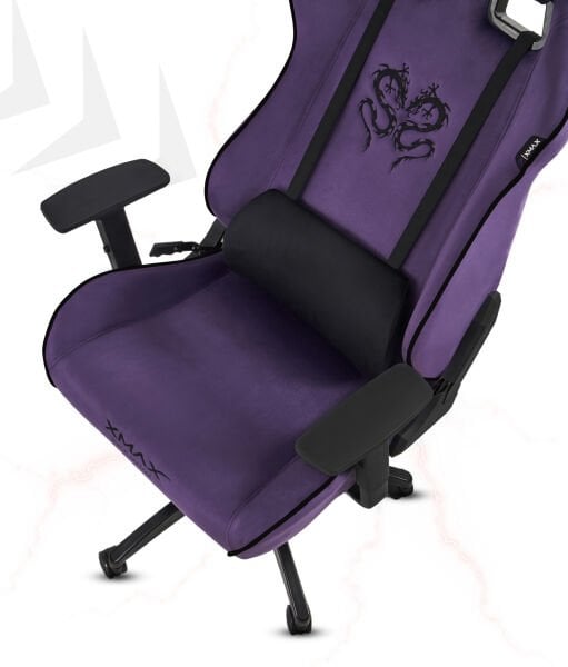 XMAX NO NAME / Rio Plus Balerion Terletmez Kadife Kumaş Mor Gaming Oyuncu Koltuğu / 120 Kg Taşır