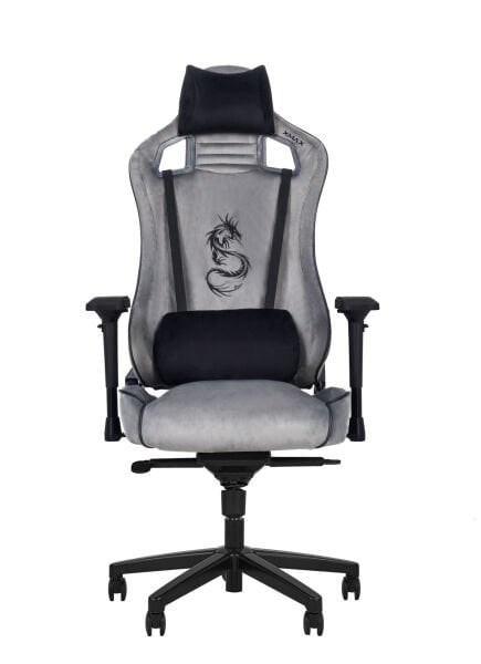 XMAX-Pro / Maximus 4D Kol Orijinal Yarasa Mekanizmalı Gri Oyuncu Koltuğu / 150 KG TAŞIR