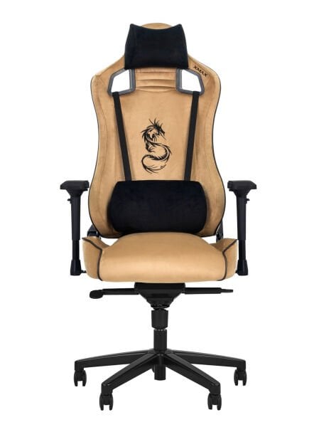 XMAX-Pro NO NAME / Maximus 4D Kol Orijinal Yarasa Mekanizmalı Hardal Oyuncu Koltuğu / 150 KG TAŞIR - KOL PEDİ VE PUF HEDİYELİ
