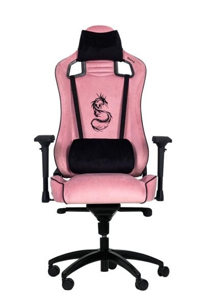 XMAX-Pro NO NAME / Maximus 4D Kol Orijinal Yarasa Mekanizmalı Pembe Oyuncu Koltuğu / 150 KG TAŞIR