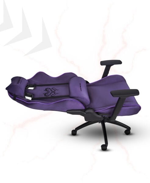 XMAX / Rio Balerion Terletmez Kadife Kumaş Mor Gaming Oyuncu Koltuğu / 120 Kg Taşır