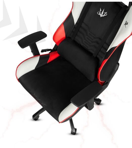 XMAX / Rio Plus Terletmez Kısmi Derili Kadife Kumaş Kırmızı/Siyah Gaming Oyuncu Koltuğu / 120 Kg Taşır