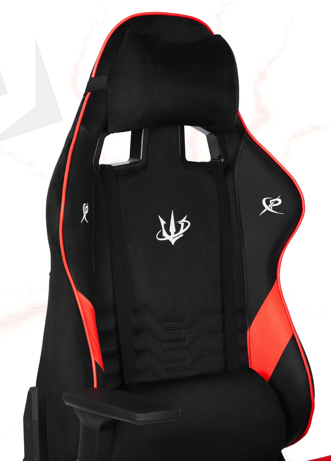 XMAX / Rio Plus Terletmez Kısmi Derili Kadife Kumaş Kırmızı/Siyah Gaming Oyuncu Koltuğu / 120 Kg Taşır