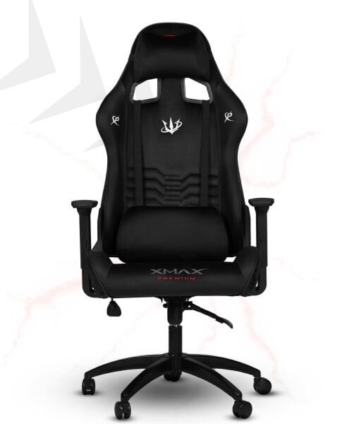 XMAX NO NAME  / Rio Plus Terletmez Kısmi Derili Kadife Kumaş Siyah Gaming Oyuncu Koltuğu / 120 Kg Taşır