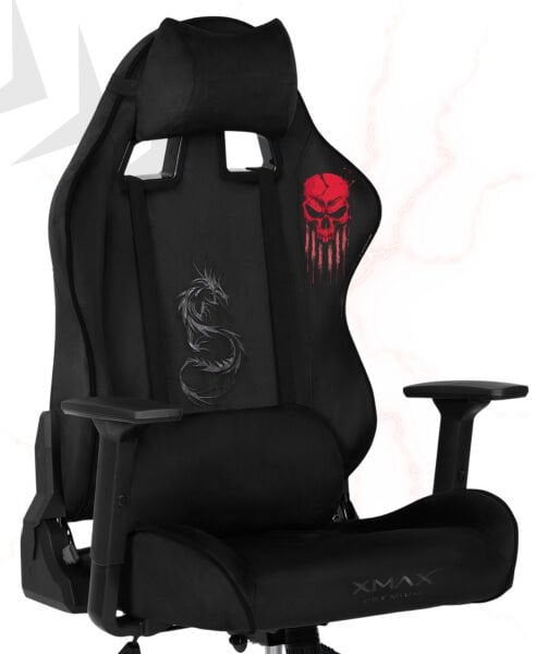 XMAX Yayıncı ve Oyuncu Koltuğu Modunu Seç Tarzını Yansıt - Kırmızı Kuru Kafa