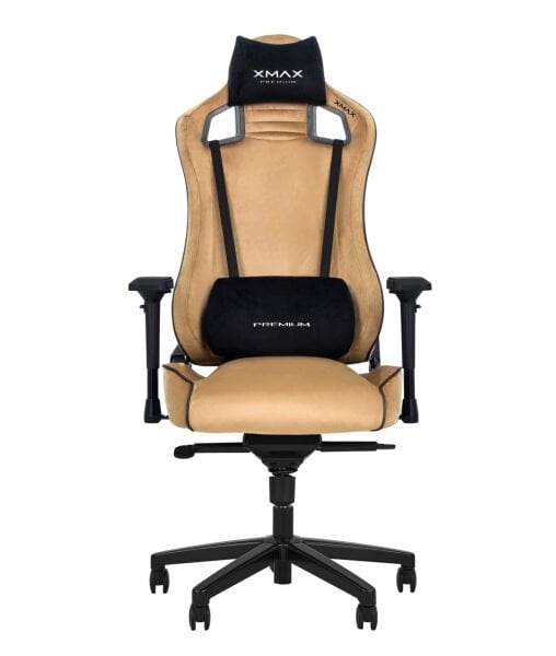 XMAX-Pro NO NAME / Maximus 4D Kol Orijinal Yarasa Mekanizmalı Hardal Oyuncu Koltuğu / 150 KG TAŞIR