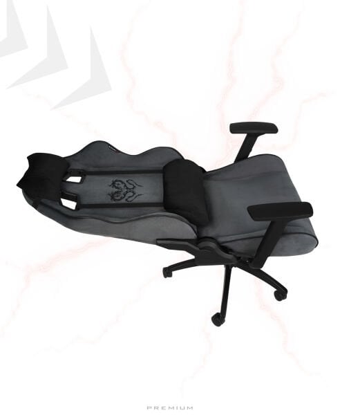 XMAX NO NAME / Rio Balerion Terletmez Kadife Kumaş Koyu Gri Gaming Oyuncu Koltuğu / 120 Kg Taşır