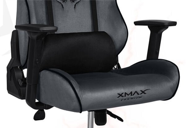 XMAX NO NAME / Rio Balerion Terletmez Kadife Kumaş Koyu Gri Gaming Oyuncu Koltuğu / 120 Kg Taşır