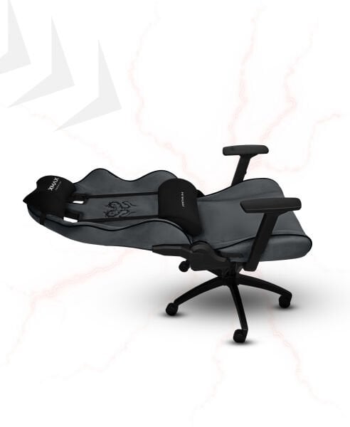 XMAX / Rio Balerion Terletmez Kadife Kumaş Koyu Gri Gaming Oyuncu Koltuğu / 120 Kg Taşır