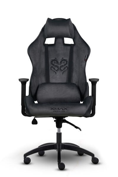 XMAX NO NAME / Rio Balerion Terletmez Kadife Kumaş Koyu Gri Gaming Oyuncu Koltuğu / 120 Kg Taşır