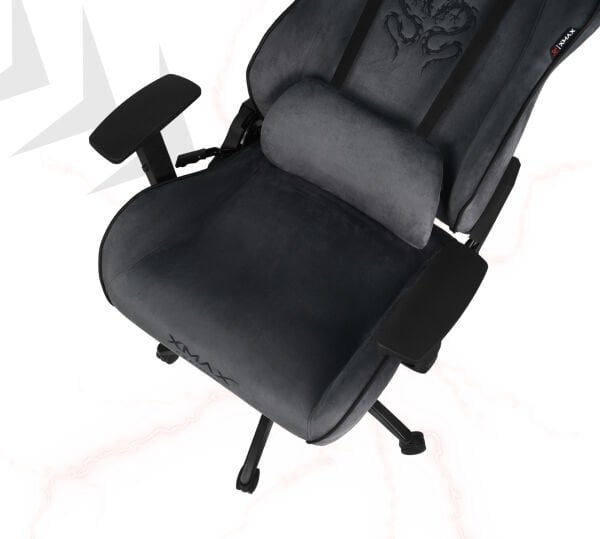 XMAX NO NAME / Rio Balerion Terletmez Kadife Kumaş Koyu Gri Gaming Oyuncu Koltuğu / 120 Kg Taşır