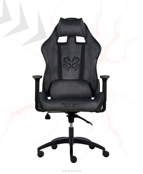 XMAX NO NAME / Rio Balerion Terletmez Kadife Kumaş Koyu Gri Gaming Oyuncu Koltuğu / 120 Kg Taşır