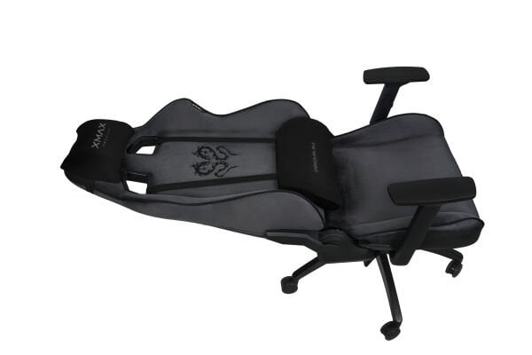 XMAX / Rio Plus Balerion Terletmez Kadife Kumaş Koyu Gri Gaming Oyuncu Koltuğu / 120 Kg Taşır