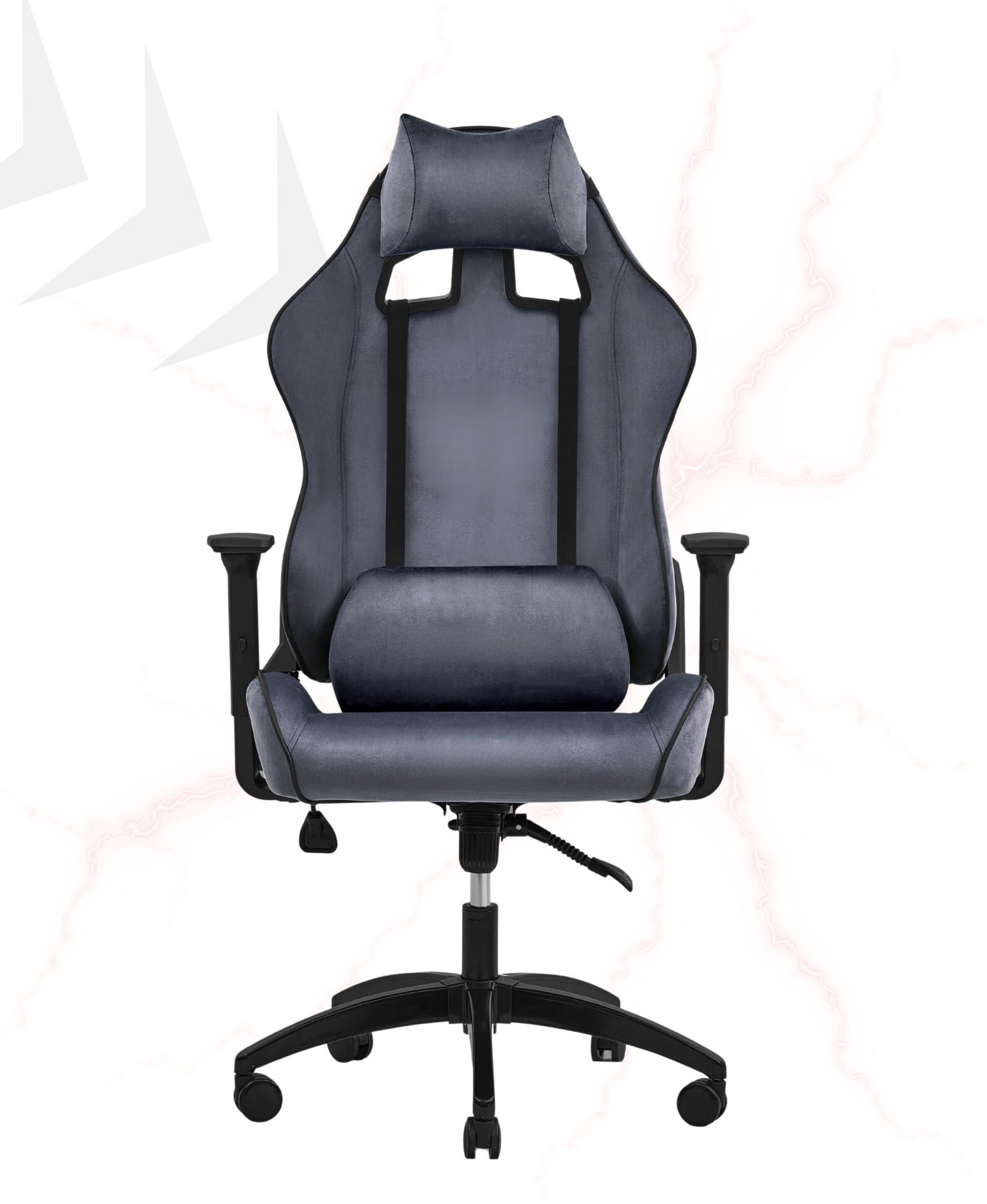 XMAX NO NAME / Rio Balerion Terletmez Kadife Kumaş Antrasit Gaming Markasız Sade Oyuncu Koltuğu / 120 Kg Taşır