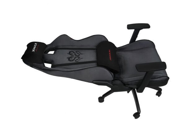 XMAX / Rio Plus Balerion Terletmez Kadife Kumaş Koyu Gri Gaming Oyuncu Koltuğu / 120 Kg Taşır