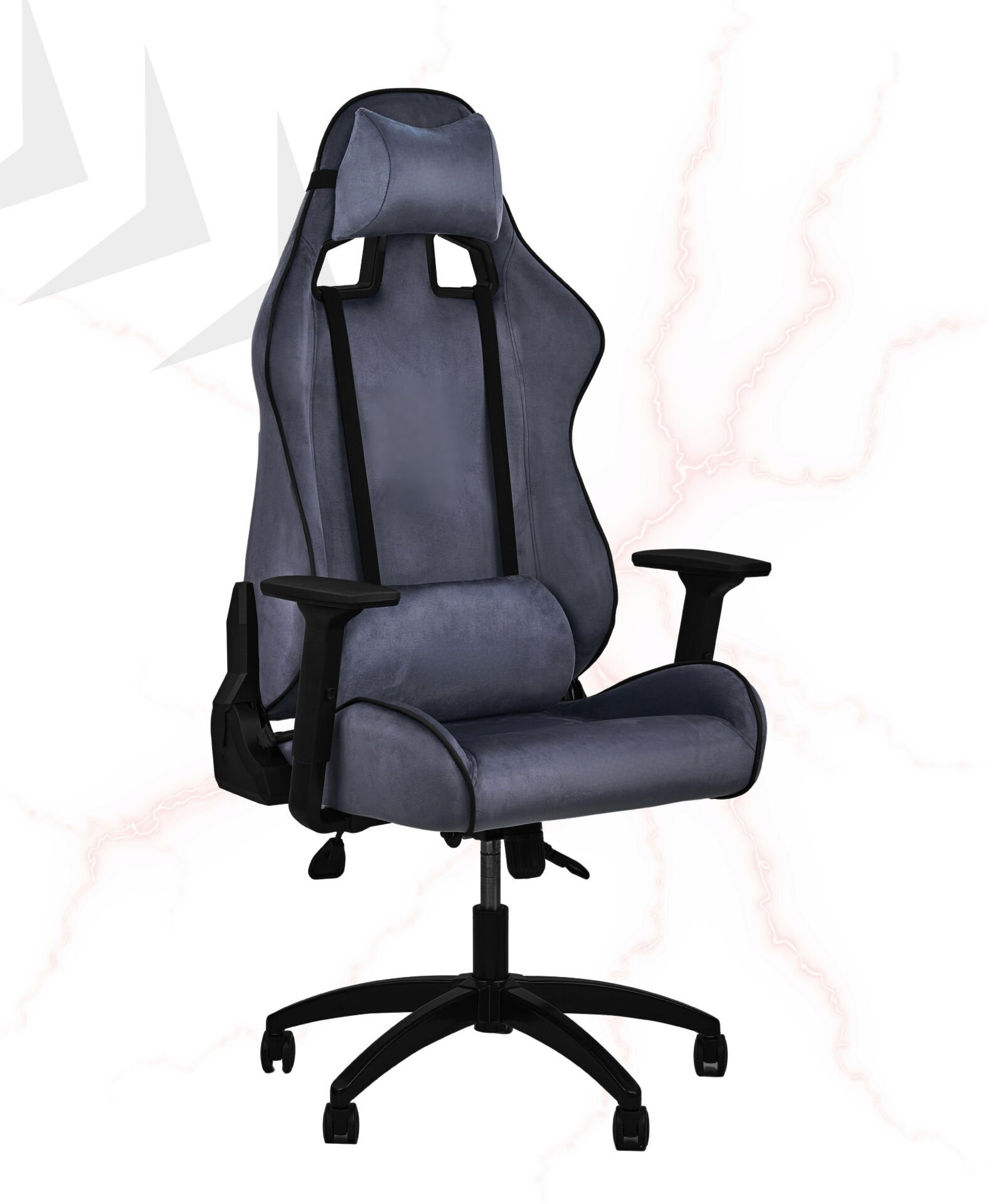 XMAX NO NAME / Rio Plus Balerion Terletmez Kadife Kumaş Antrasit Gaming Markasız Sade Oyuncu Koltuğu / 120 Kg Taşır