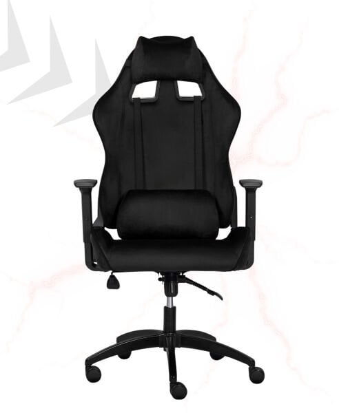 XMAX NO NAME / Rio Balerion Terletmez Kadife Kumaş Siyah Gaming Markasız Sade Oyuncu Koltuğu / 120 Kg Taşır